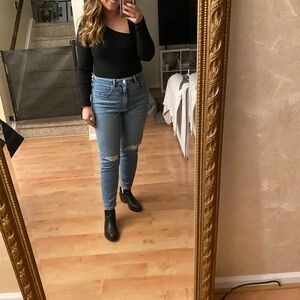 WORN ONCE 7 for all mankind body suit sz medium